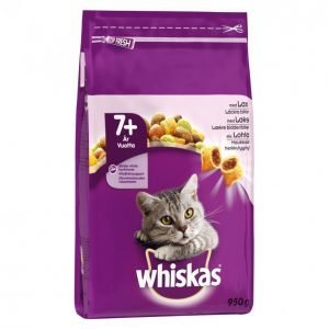 Whiskas Kissanruoka 950g 7+ Lohta Ikääntyneille