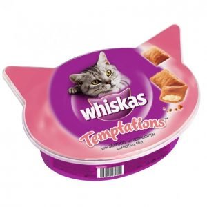 Whiskas Kissanruoka Temptations Seafood 60 G