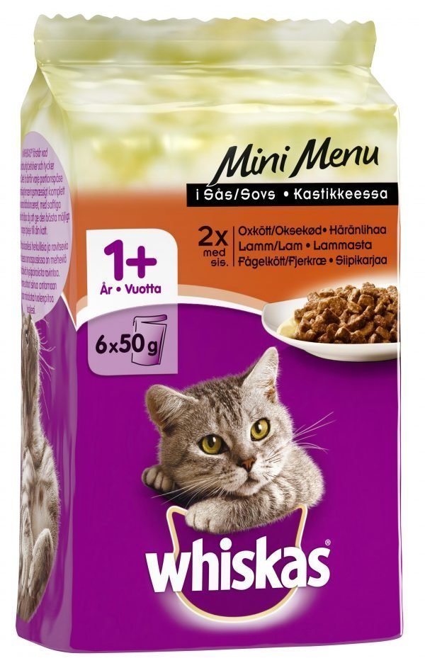 Whiskas Mini Menu 6 X 50 G Kissan Annospakkaukset