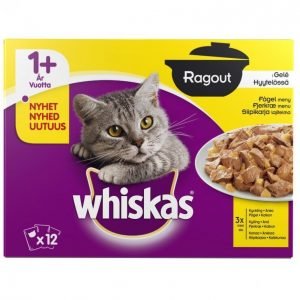 Whiskas Ragout Siipikarjalajitelma 12 X 85 G