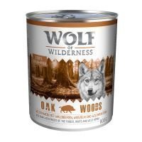 Wolf of Wilderness 6 x 800 g - Oak Woods - villisika