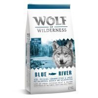 Wolf of Wilderness "Blue River" - lohi - säästöpakkaus: 2 x 12 kg