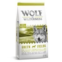 Wolf of Wilderness "Green Fields" - lammas - säästöpakkaus: 2 x 12 kg