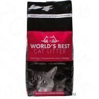 World's Best Extra Strength -kissanhiekka - säästöpakkaus: 2 x 12