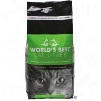 World's Best -kissanhiekka - säästöpakkaus: 2 x 12