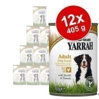Yarrah Bio Chunks -säästöpakkaus 12 x 400/405 g - kanaa