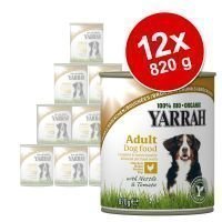 Yarrah Bio -säästöpakkaus 12 x 820 g - kanaa