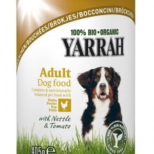 Yarrah Dog Organic Chicken Chunks 12x405 G