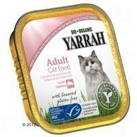Yarrah Wellness Pâté 6 x 100 g - lohi & merilevä