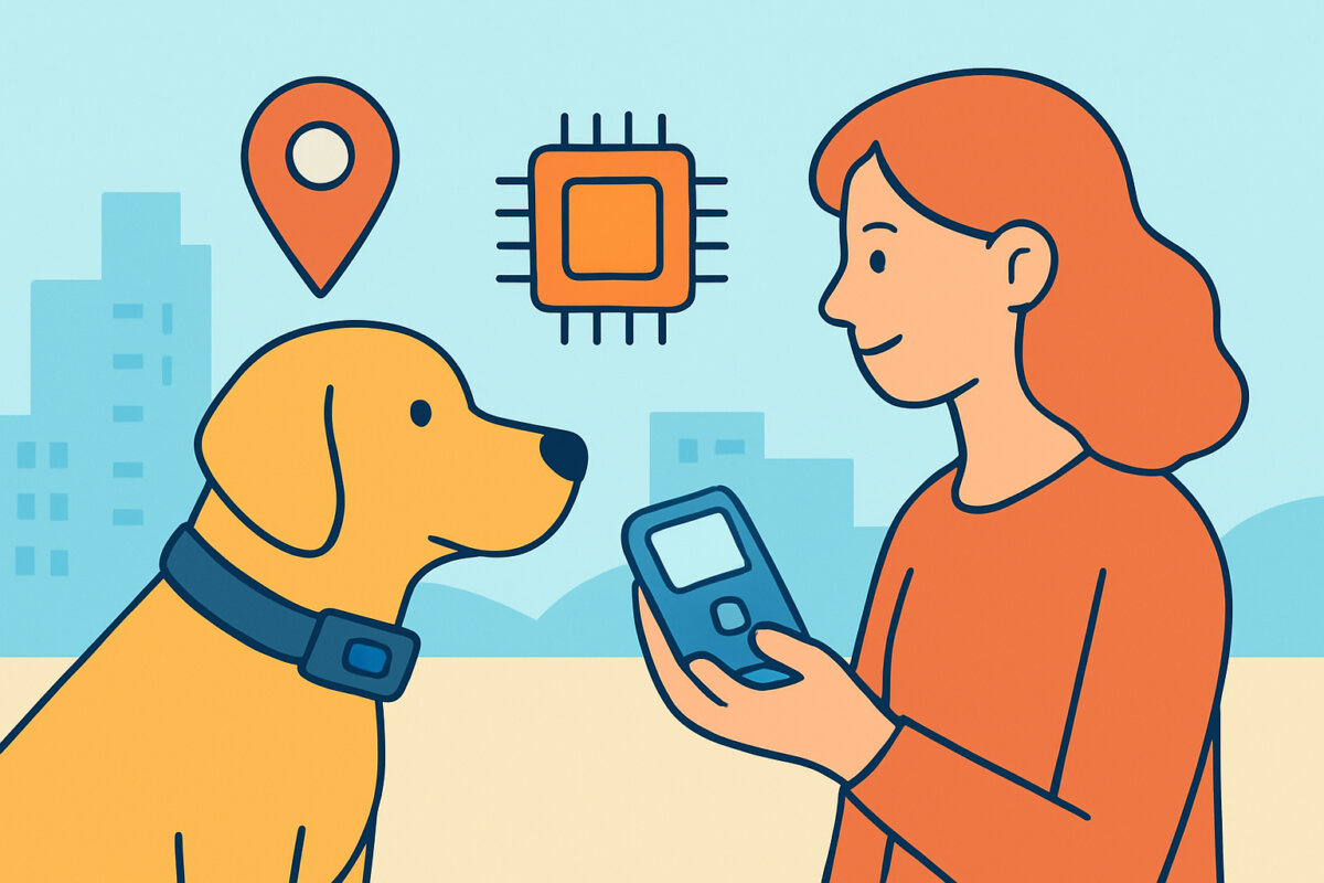 Koiran GPS-pannan ja tunnistesirun vertailu