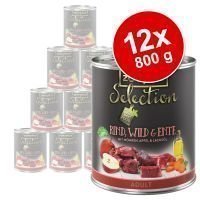 zooplus Selection -säästöpakkaus 12 x 800 g - Adult Sensitive: kana & riisi