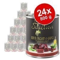 zooplus Selection -säästöpakkaus 24 x 800 g - Adult Sensitive: kana & riisi